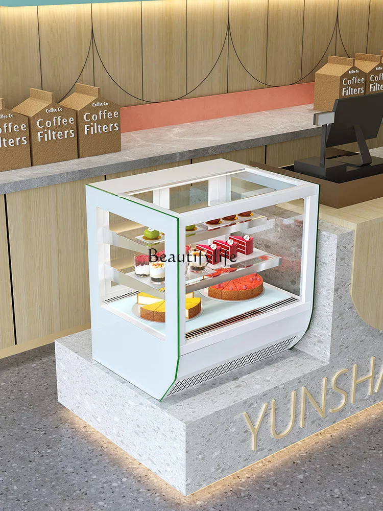 

Refrigerated Display Cabinet Commercial Cooked Dessert Cabinet Air-Cooled Western Point Refrigerator Fruit Preservation Freezer