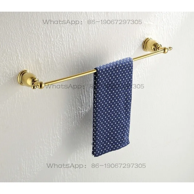 

All-copper gold-plated rod, classical European hanging, American single-bar towel rack