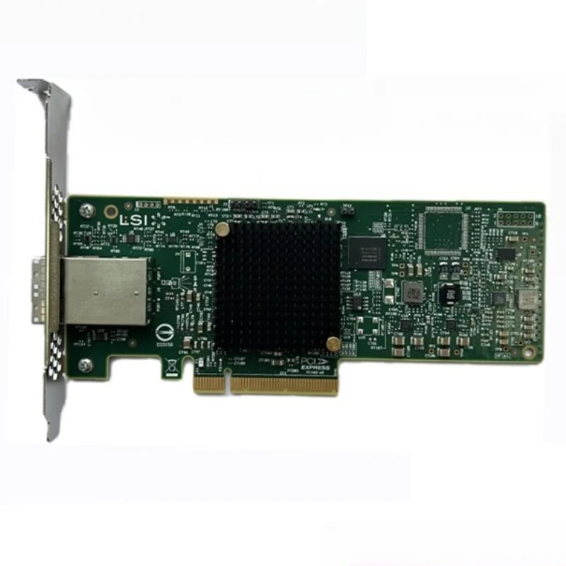 

Оригинальная внешняя карта HBA LSI SAS 9300-8e LSI00343 SAS3008, 12 Гбит/с, проходная карта для серверной рабочей станции, ПК