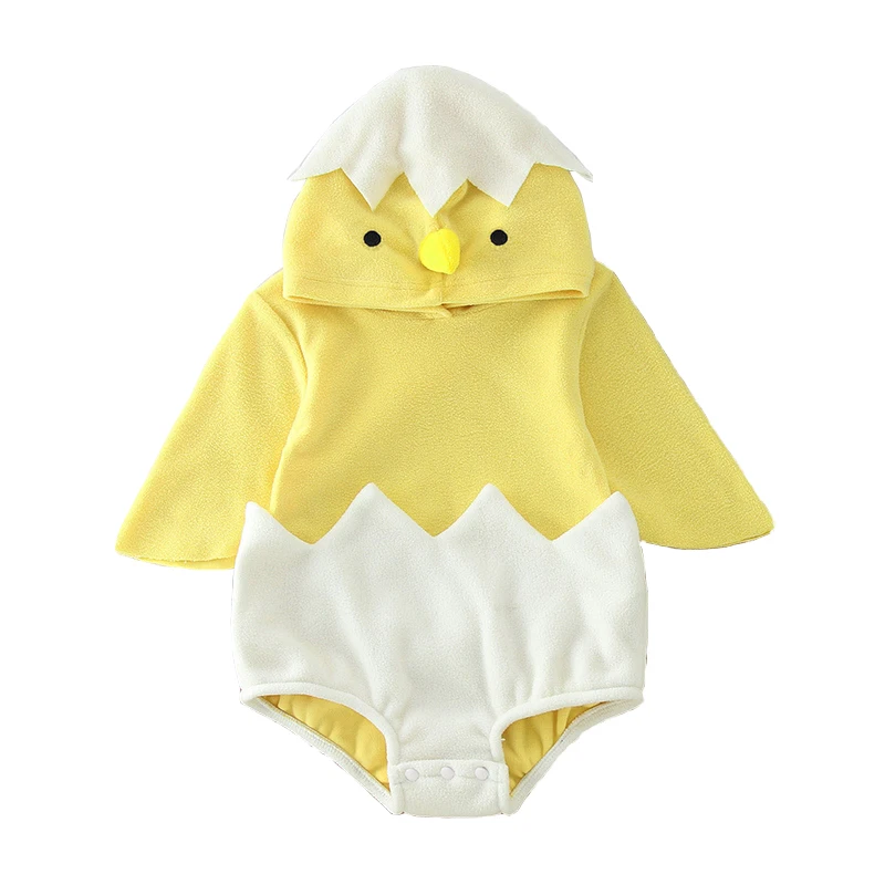 Infant Rooster Rompers Newborn Chick Egg Halloween Fancy Dress Up Baby Hatching Chicken Costume