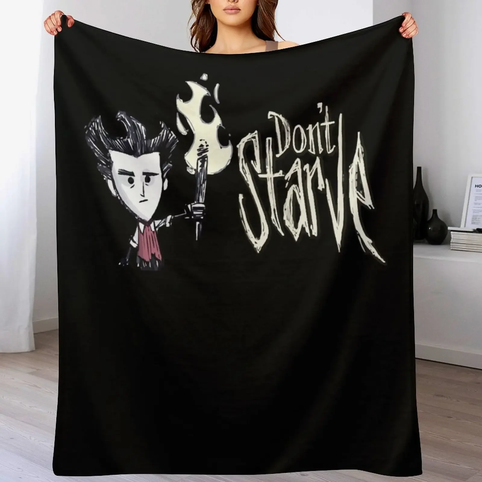Dont starve Throw Blanket Cozy Home Blanket Gift for Christmas Holiday