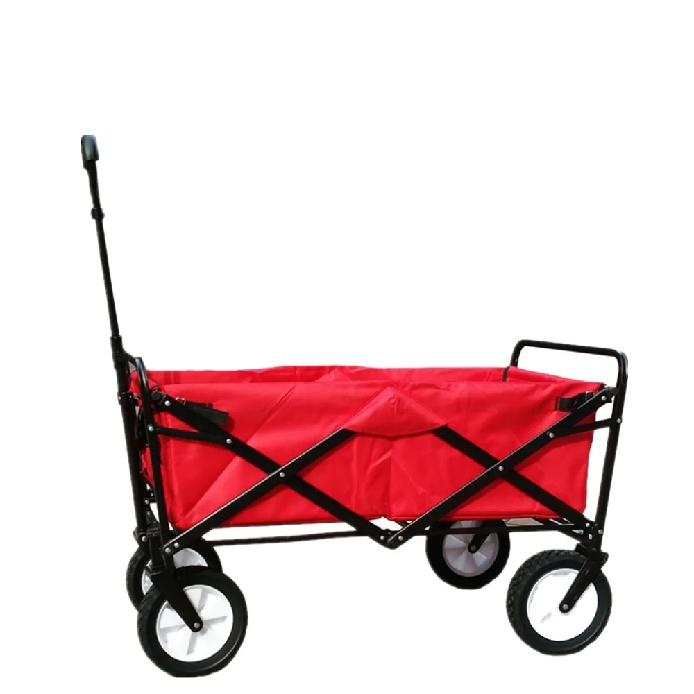 Outdoor Beach wagon folding garden trolley cart convenient beach cart supermarket cart for camping picnic