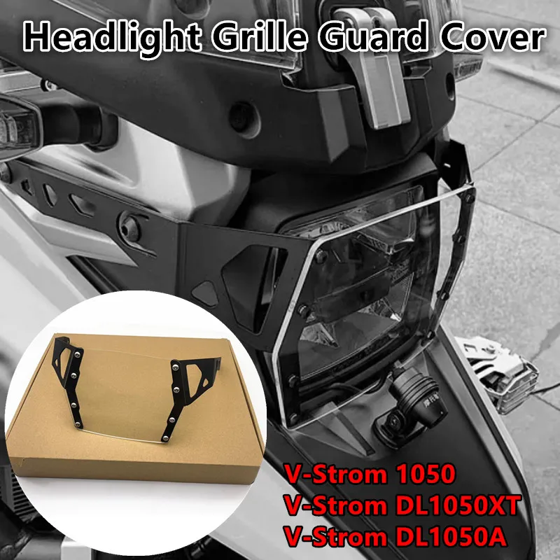 

Fit DL1050 Headlight Grille Guard Cover For Suzuki V-Strom DL1050 XT 2019 2020 2021 2022 Motorcycle Head Light Lamp Protector