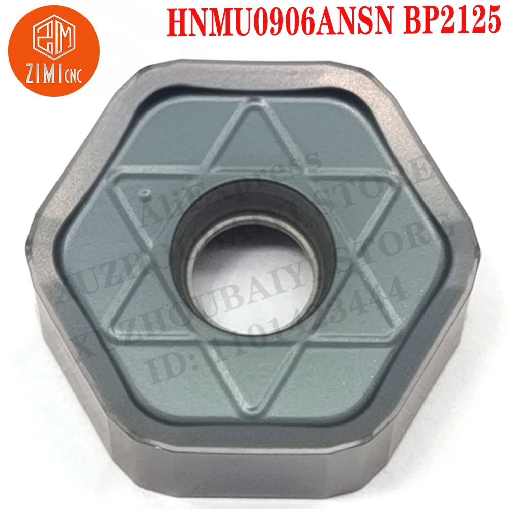 HNMU0906ANSN BP2125 HNMU 0906 ANSN 45 degree double-sided 12-flute face milling Carbide inserts Turning Tools Cutter CNC Tools