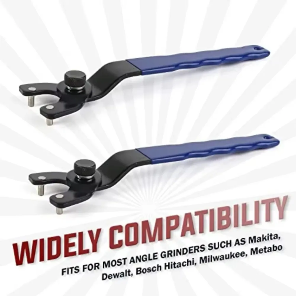 Angle Grinder Wrench Adjustable - Plastic Key Lock Tool for Precision Repair, Handheld Household and Power Tool Accessories