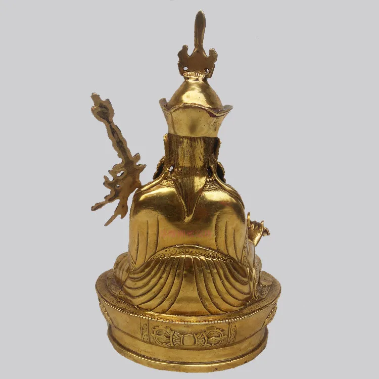 Buddhist Tantra supplies GOOD HOME SHOP worship buddha statue all-powerful Padmasambhava Rinpoche copper