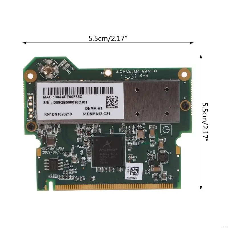 N84B DNMA H1 AR9223コンピューターwifiカードネットワークアダプターネットワーキングカード2x2 minipci
