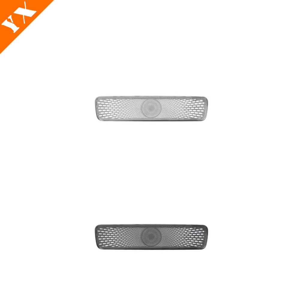 For Denza N9 2025 2026 accessories Stainless Black Car Central Air Conditioning Vent Cover,Car Central Decorative Air Vent Cover 2