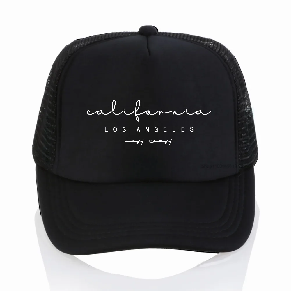 

Alcania Men's California Los Angeles Graphic Print Baseball Cap unisex outdoor sports Mesh breathable cap adjustable hats