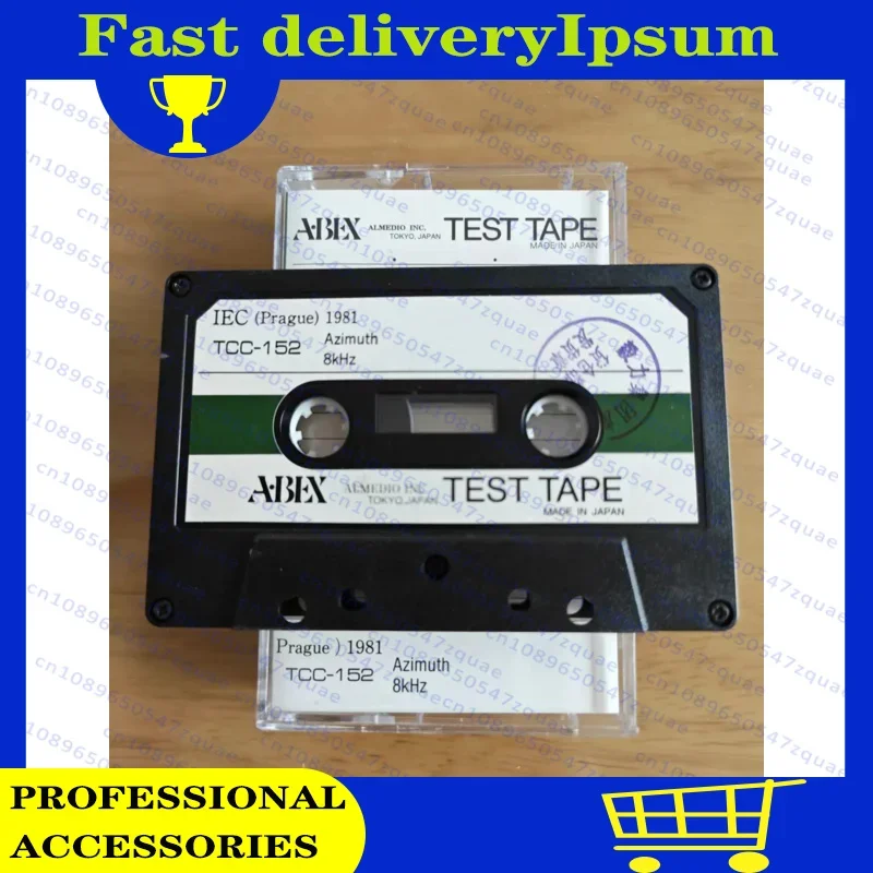 

L L TEST TCC-152 8kHz For ABEX Azimuth Test Tape New OriginaL YH YH