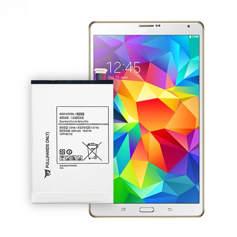 New High Quality EB-BT705FBE Tablet Battery 3.8V 4900mAh 18.62Wh for Samsung Galaxy Tab S 8.4 SM-T705C T705 T707 T700