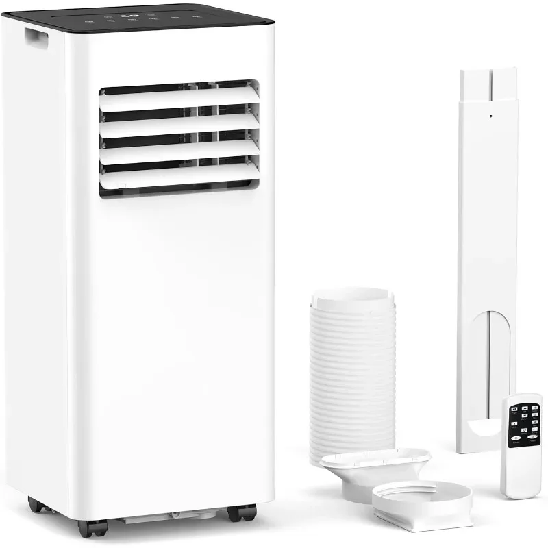 For ZAFRO 10,000 BTU Portable Air Conditioners Cool Up to 450 Sq.Ft, 4 Modes Portable AC with Remote Control/LED Display