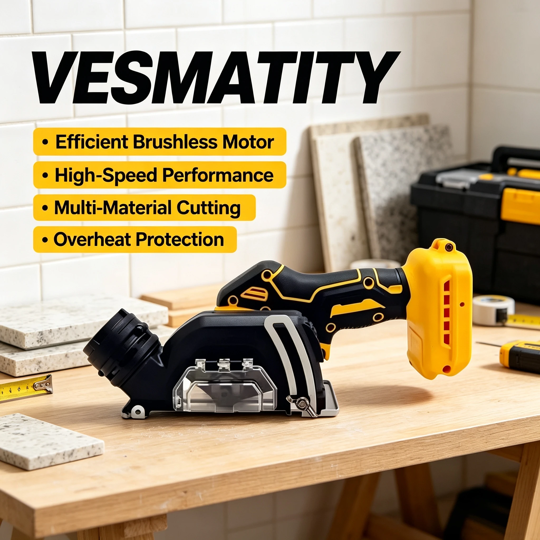 Vesmatity Electric Cut Off Tool 3 Inch Mini Angle Grinder Cordless Cutting Circular Saw Power Tool 20V Battery Pro Max Plus