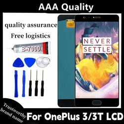 5.5 inches For AMOLED Screen For OnePlus 3 LCD Display A3010 Touch Screen Digitizer Assembly Replacement For One Plus 3T A3003