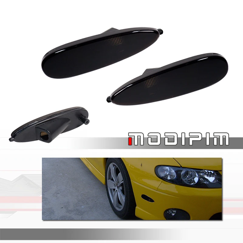 Front Bumper Side Marker Parking Light Fender Flare Light Housings For Pontiac GTO 2004 2005 2006 Car Accessories No Bulb/Socket