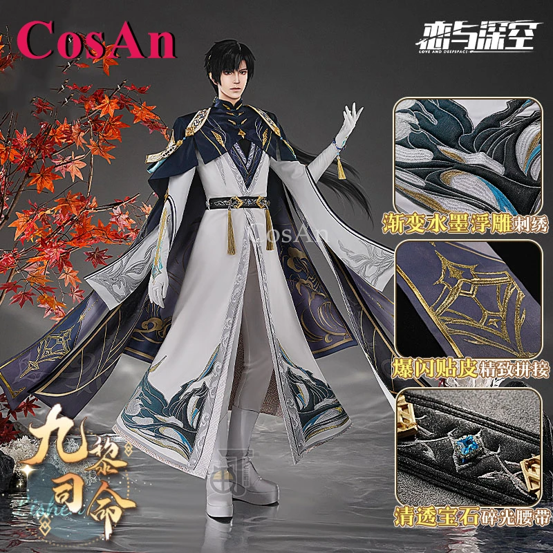 

CosAn Game Love And Deepspace Zayne Cosplay Costumes Fashion Gentlemanly Uniforms Full Set Halloween Party Role Play Clothing