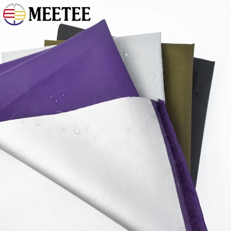 Meetee 100X150cm Thick 600D Fireproof Oxford Fabric Silver Plated Polyester Waterproof Carport Outdoor Flame Retardant Fabrics