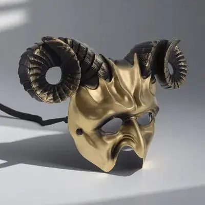

Horn Mask Farm Animal Masks Creepy Decorate Decorative Plastic Festival Cosplay Costume