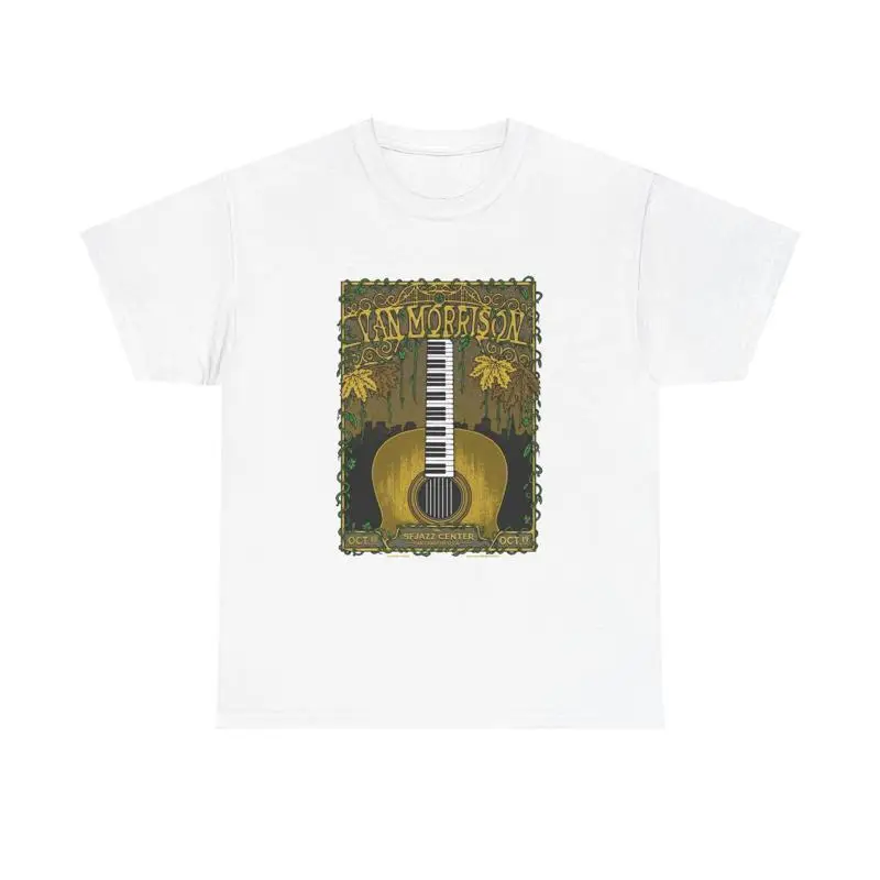 

Футболка Van Morrison Classic Rock Merch в стиле ретро из плотного хлопка