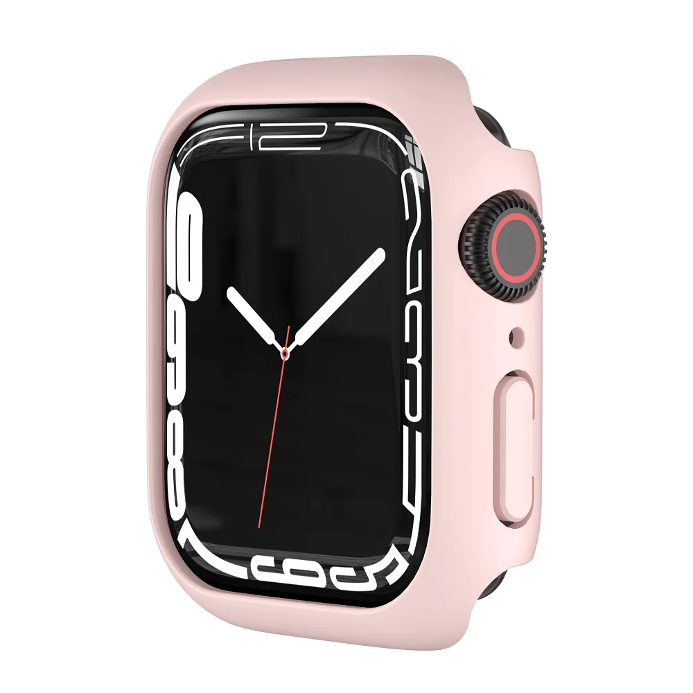 Чехол для Apple Watch Series 7 41 мм 45 мм, сверхтвердый пластиковый бампер с защитой от царапин для iWatch Φ 45 мм 41 мм