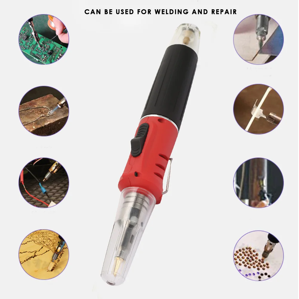 البيوتان اللاسلكي سبيكة لحام HS-1115K متعددة الوظائف غاز البيوتان سبيكة لحام اللاسلكي لحام شعلة لحام عدة #2