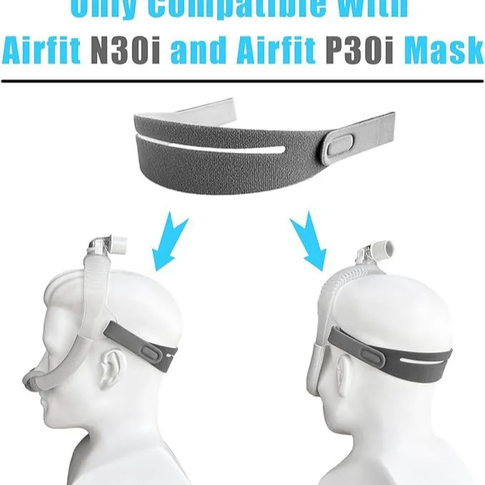 

Compatible Headgear for N30i & P30i - Adjustable CPAP Mask Strap
