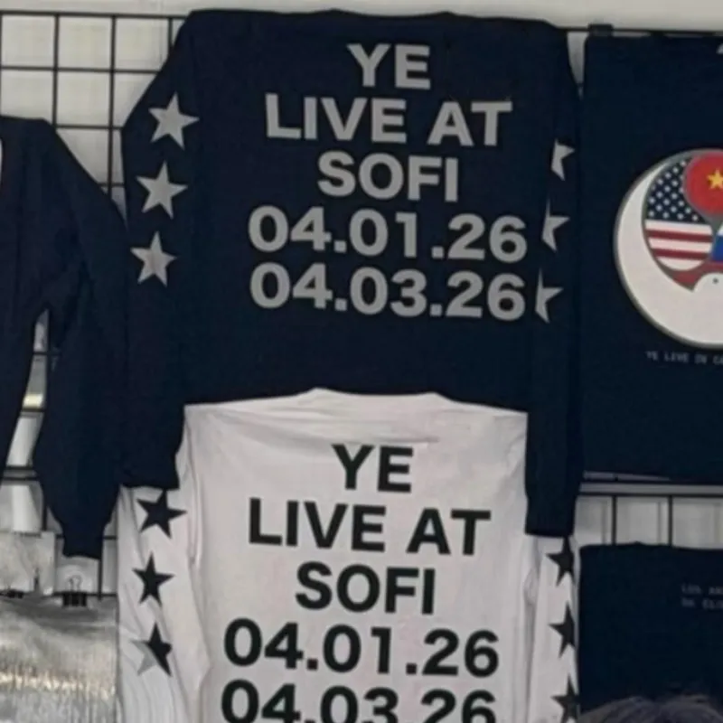Black White Oversize Streetwear Cotton Kanye Bully Tshirts YE LIVE Pentagram Round Neck Long Sleeve Men Women Sweatshirt Outfit