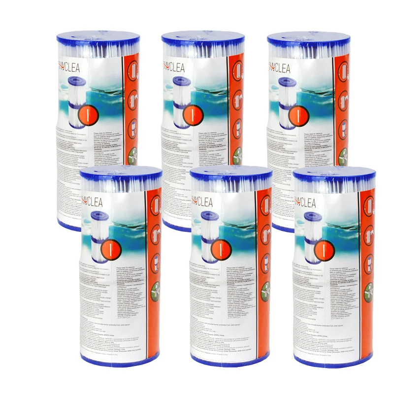 12pcs Pump Pool Filter Cartridge 58093 Type I for bestway 330 Gallon Pool Filter