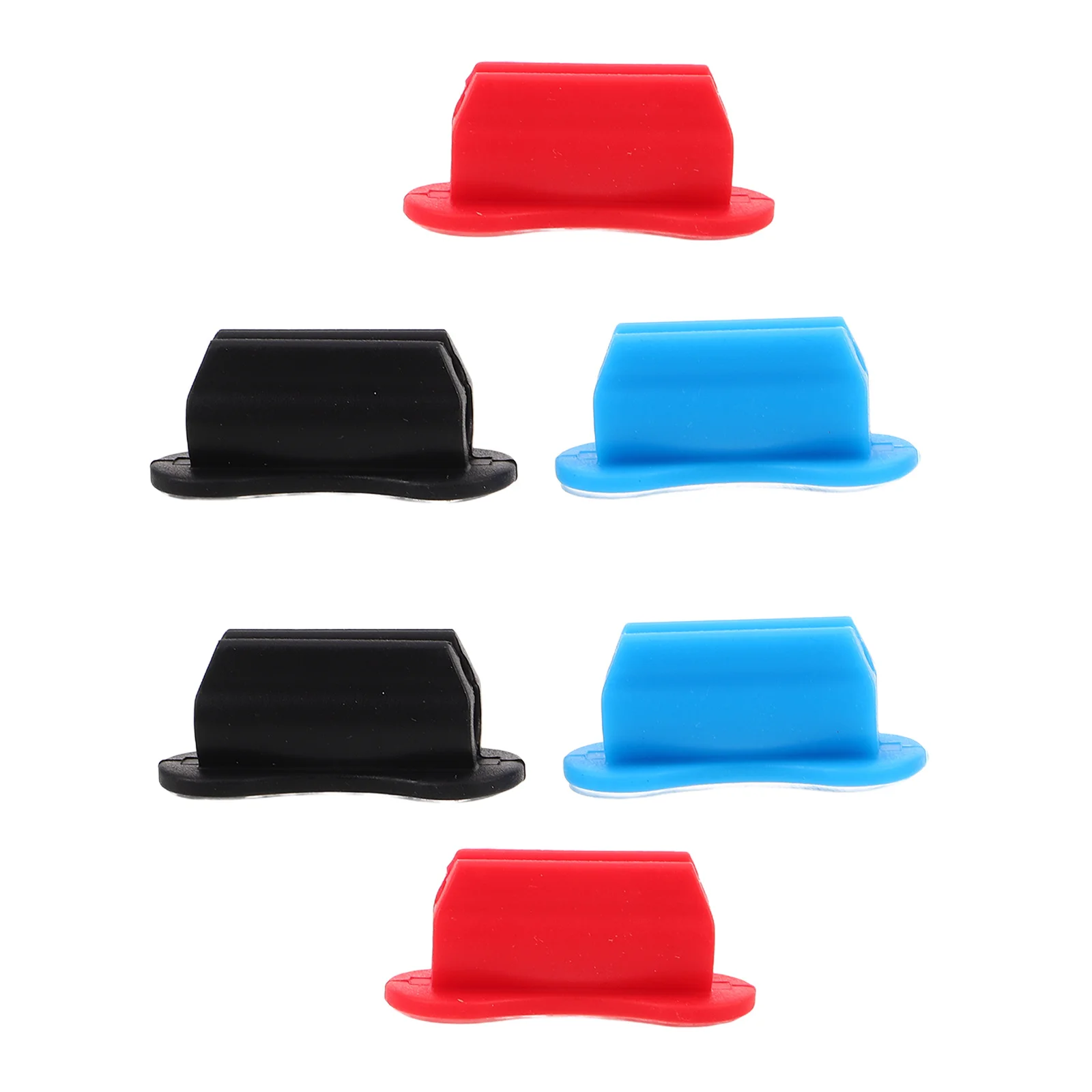 

6Pcs Silicone Pencil Holder Pen Organizer Desk Adhesive Marker Clip Desktop Office Classroom Pen Pencil Holder Silicone Desk