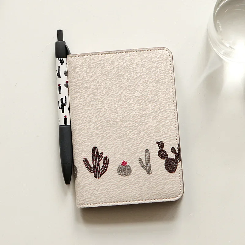 เคสใส่พาสปอร์ตลายการ์ตูนเดินทางแบบน่ารักหนัง PU ซองใส่หนังสือเดินทางตัวจัดระเบียบเอกสารธุรกิจบัตรเครดิตกระเป๋าสตางค์