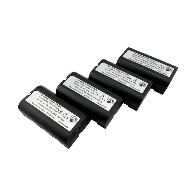 4PCS GEB211 Li-Ion Battery For Leica RX900 & RX1200 Series Controllers ATX900 & 1230 Antennas Builder and Flexline Total Station