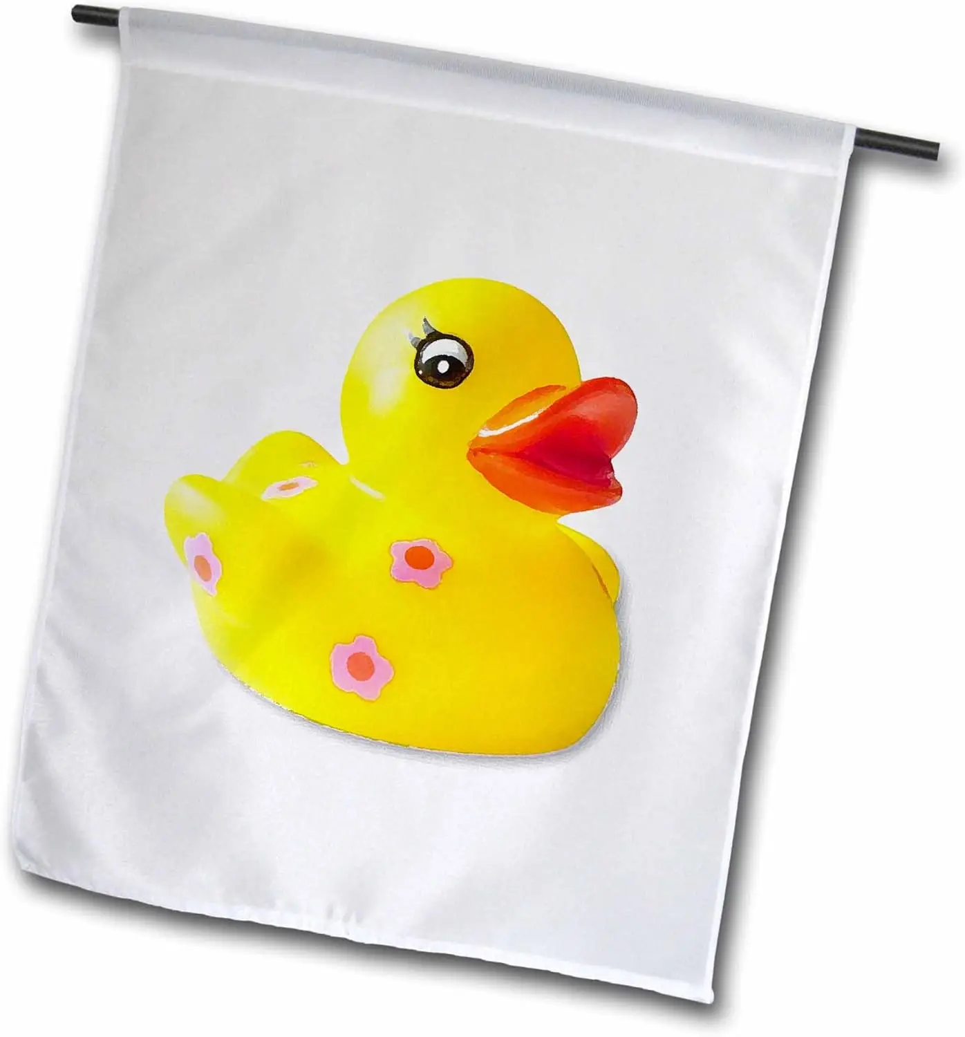 3dRose fl_4383_1 Rubber Duck, Garden Flag, 12 by 18-Inch