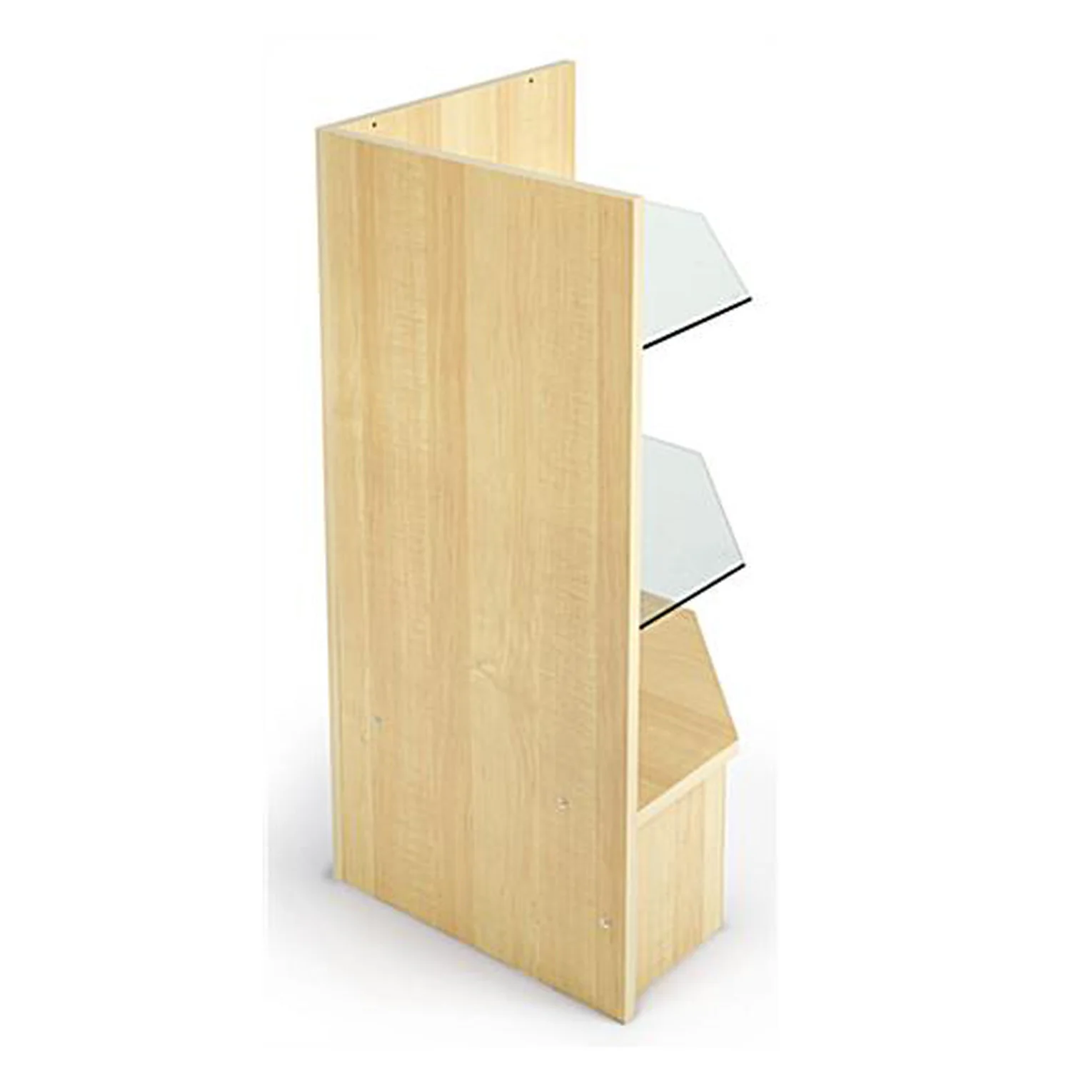 Custom.Factory Direct Corner Cabinet Density Board Glass Combination Cabinet