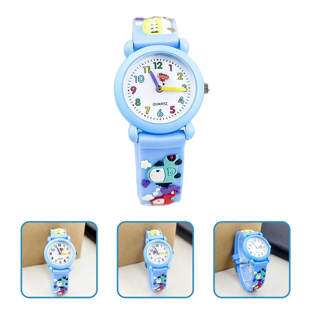 1Pcs Watch 3D Cartoon Decorative Quartz Wristwatch Wristwatch Lovely Silicone Fashionable 3D Watch