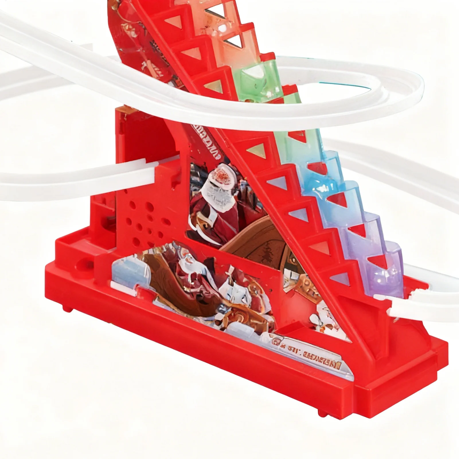 

Climbing Santa Claus Toy Automatic Remote Control Automatic Santa Climbing Stairs Race Game For Kids Boys Children Desk Bedroom