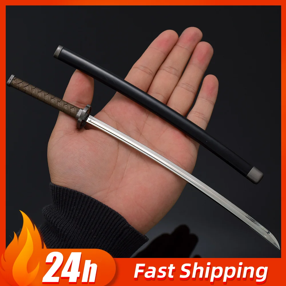 26cm Eldenn juego periférico Uchigatana Katana espada Cosplay Prop cuchillo Ninja espada samurái japonesa arma modelo juguete regalos para niños
