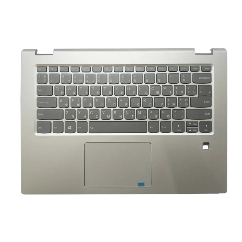 New for lenovo flex 5-1470 yoga 520-14ikb palmrest backlit keyboard cover silver