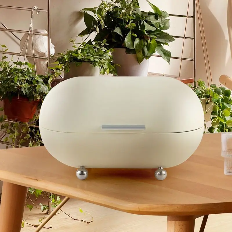 

Entrance entrance mask storage box creative oval key medicine storage bread box Internet celebrity new model