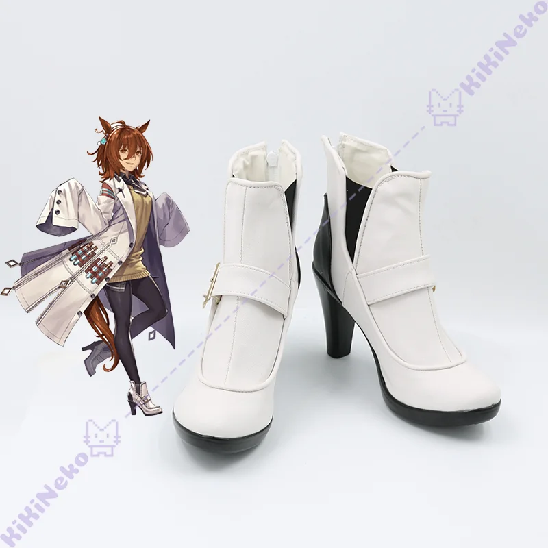 รองเท้าคอสเพลย์เกม Pretty Derby Agnes Tachyon รองเท้าคอสเพลย์เจ้าหญิง Superluminal สำหรับงานปาร์ตี้ฮาโลวีน ผู้ใหญ่ ผู้หญิง ผู้ชาย