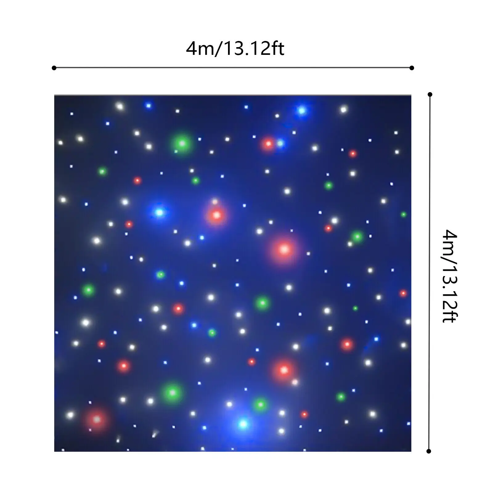 Exquisite Event Decoration Backdrop Foldable Design & Easy Installation, Sturdy Fasteners Prevent LED Falling For Parties