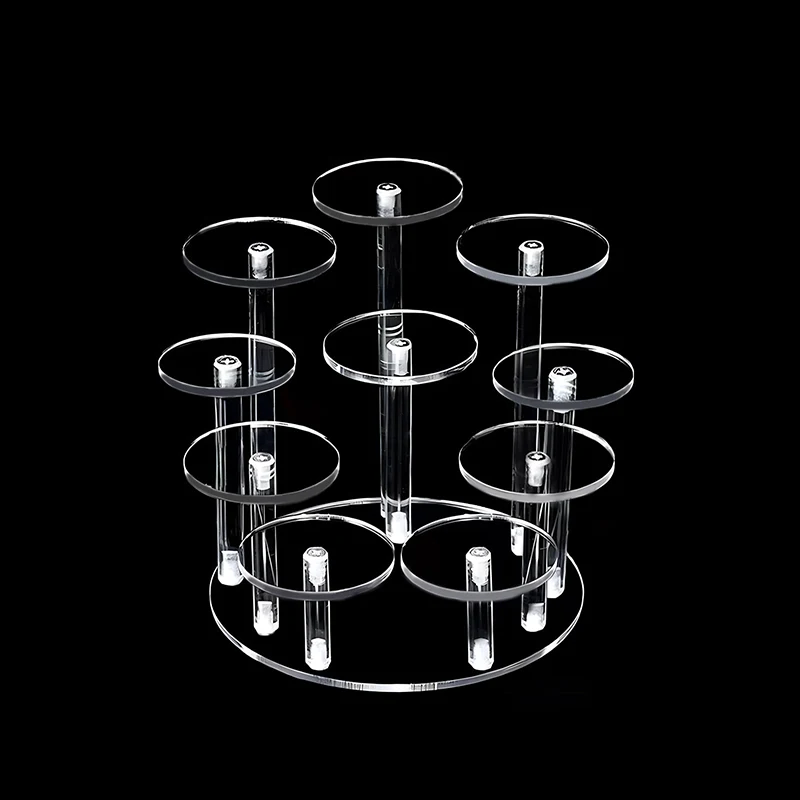 Soporte de exhibición acrílico, organizador, caja ciega extraíble, estantes de exhibición, joyería, Perfume, organizador de maquillaje, almacenamiento transparente