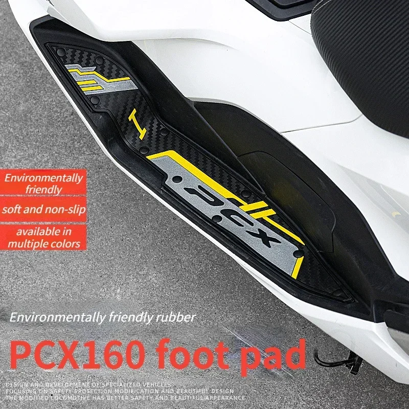 Accessori moto adatti per poggiapiedi Pcx160 Pedane antiscivolo resistenti allo sporco Modifica pedale moto
