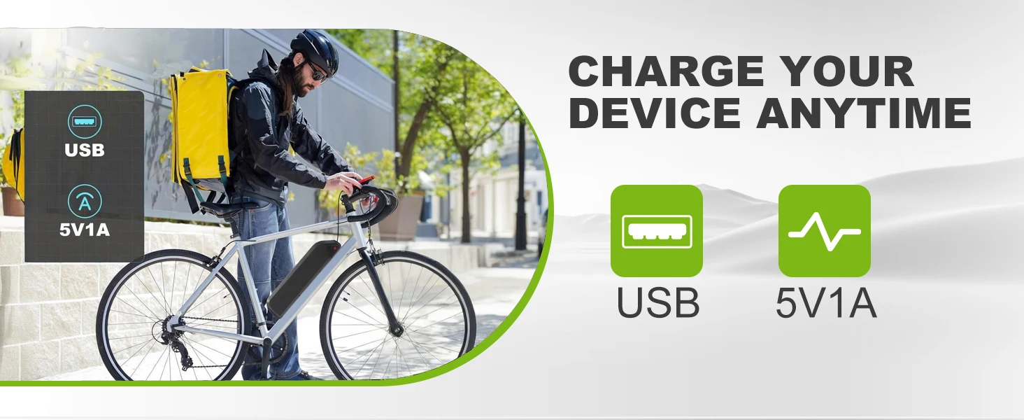 36V 10Ah/15Ah/20AH Hailong Ebike Battery with USB Lithium Li-ion 18650 Motor Bike Conversion Kit Electric Bike Bicycle