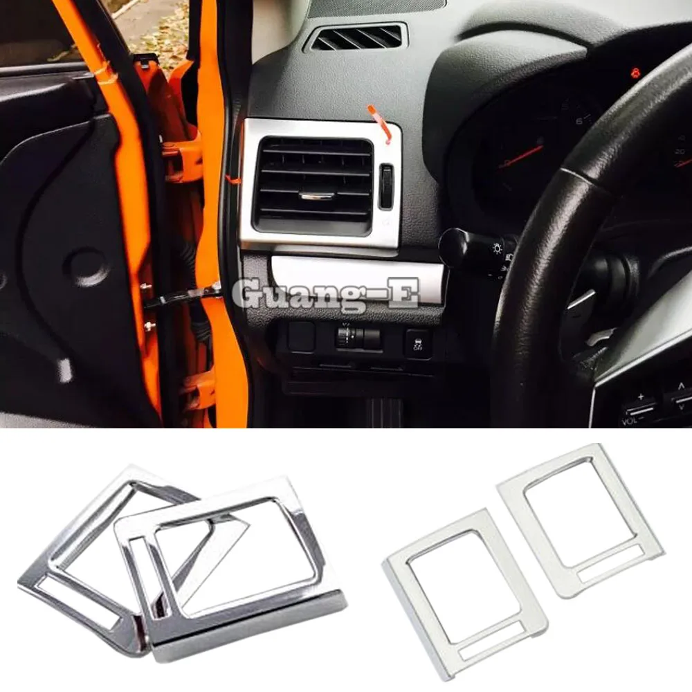 

Для Subaru Forester 2013 2014 2015 2016 2017 2018 автомобильный хромированный кондиционер из АБС-пластика выпускное отверстие Стайлинг украшение крышка рамка отделка