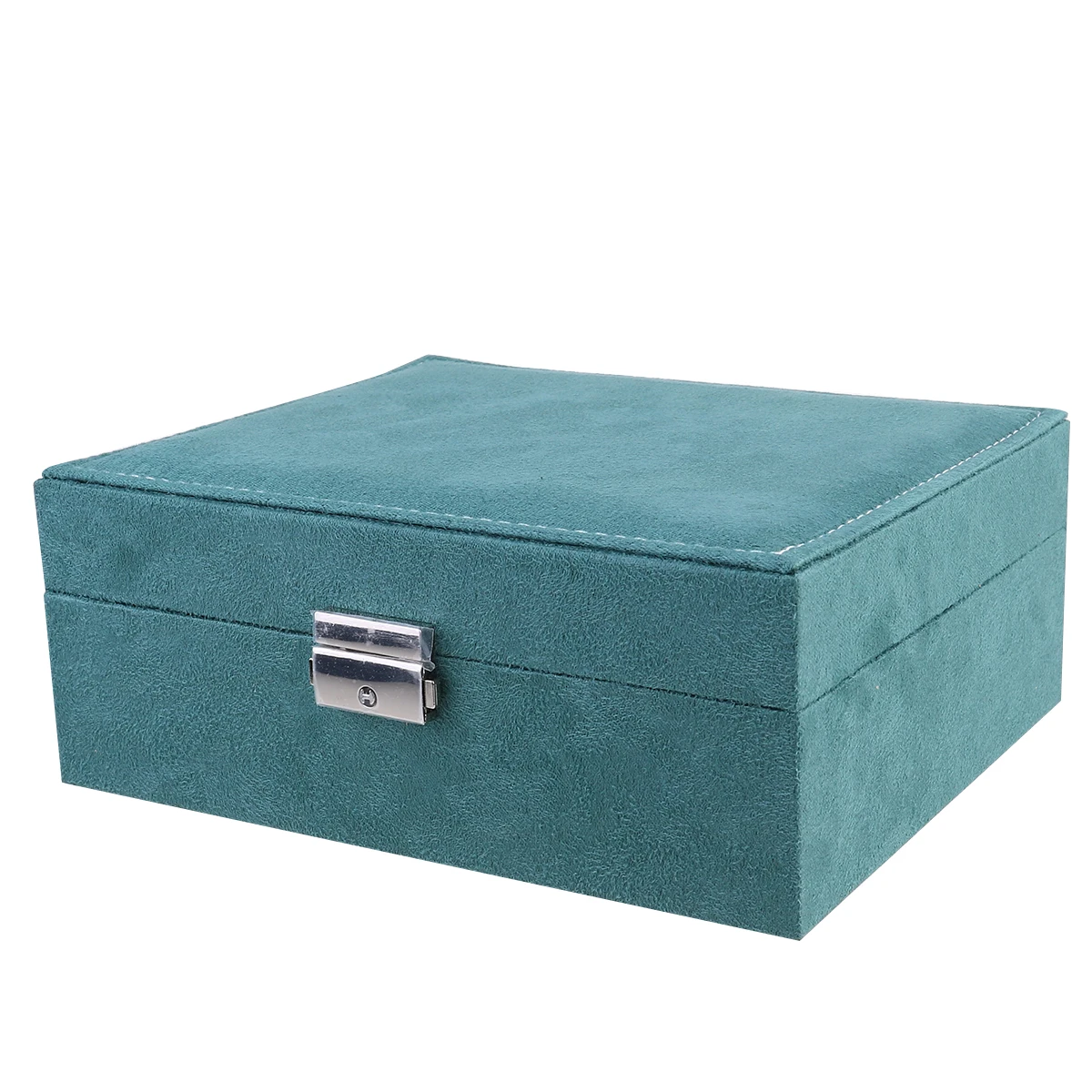 

1Pc Jewelry Boxes Jewelry Packing Container Jewelry Organizer Case for Earrings Bracelets Necklaces(Dark Green)