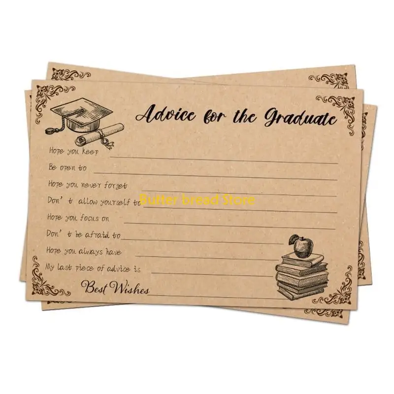 

W89C 16/24 шт. 6x4 дюйма Совет выпускнику Карты с добрыми пожеланиями Выпускной совет для школьных выпускных принадлежностей