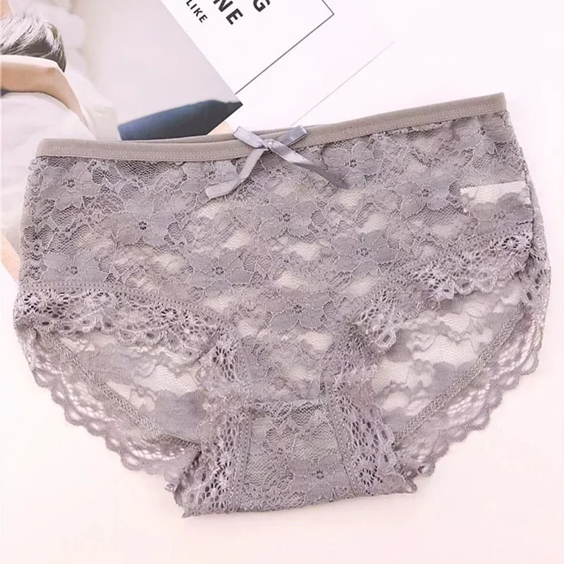 4pc/Lot Soft Briefs Lace Young Solid Color Summer Little Girl\'s Big Girl\'s Underwear Hipster 10-16Years