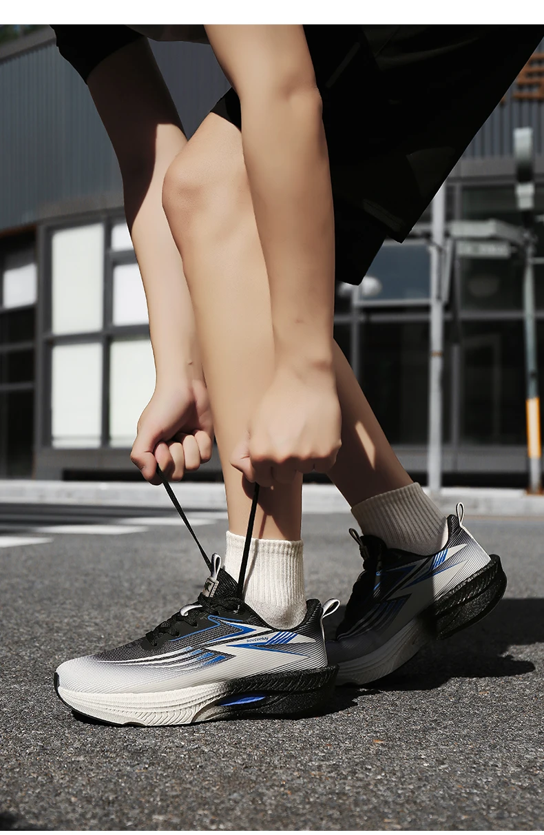 Laufschuhe für Herren, Carbon-Board, Marathon, Sport, Luftpolster, atmungsaktiv, leicht, bequem, für Damen, sportliche Turnschuhe, lässig – Detail 20