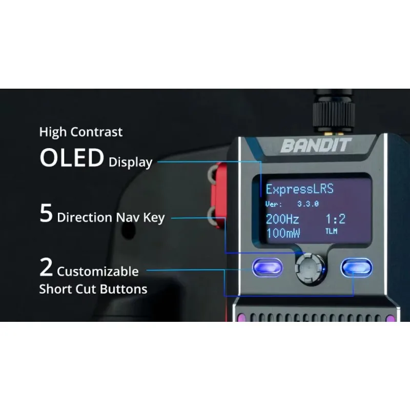 2025 offre spéciale RadioMaster Bandit ExpressLRS 915 MHz Module systèmes FPV CNC quadrirotor RC télécommande jouet fixe W