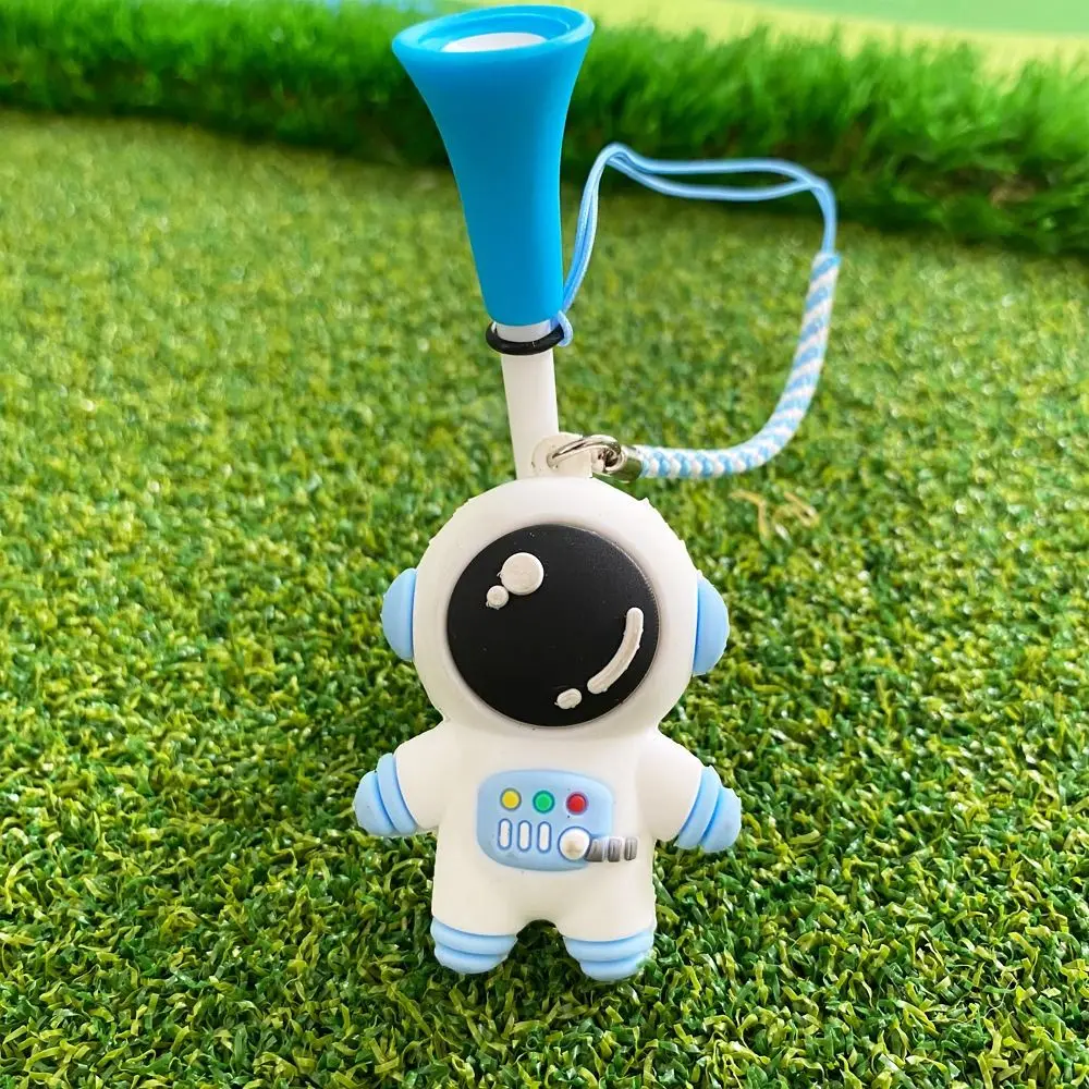 Soporte para pelota de Golf, camisetas de pelota de Golf de 8,3mm, astronauta, previene la pérdida de camisetas de goma de Golf, dibujos animados fáciles de encontrar, insertar en la hierba